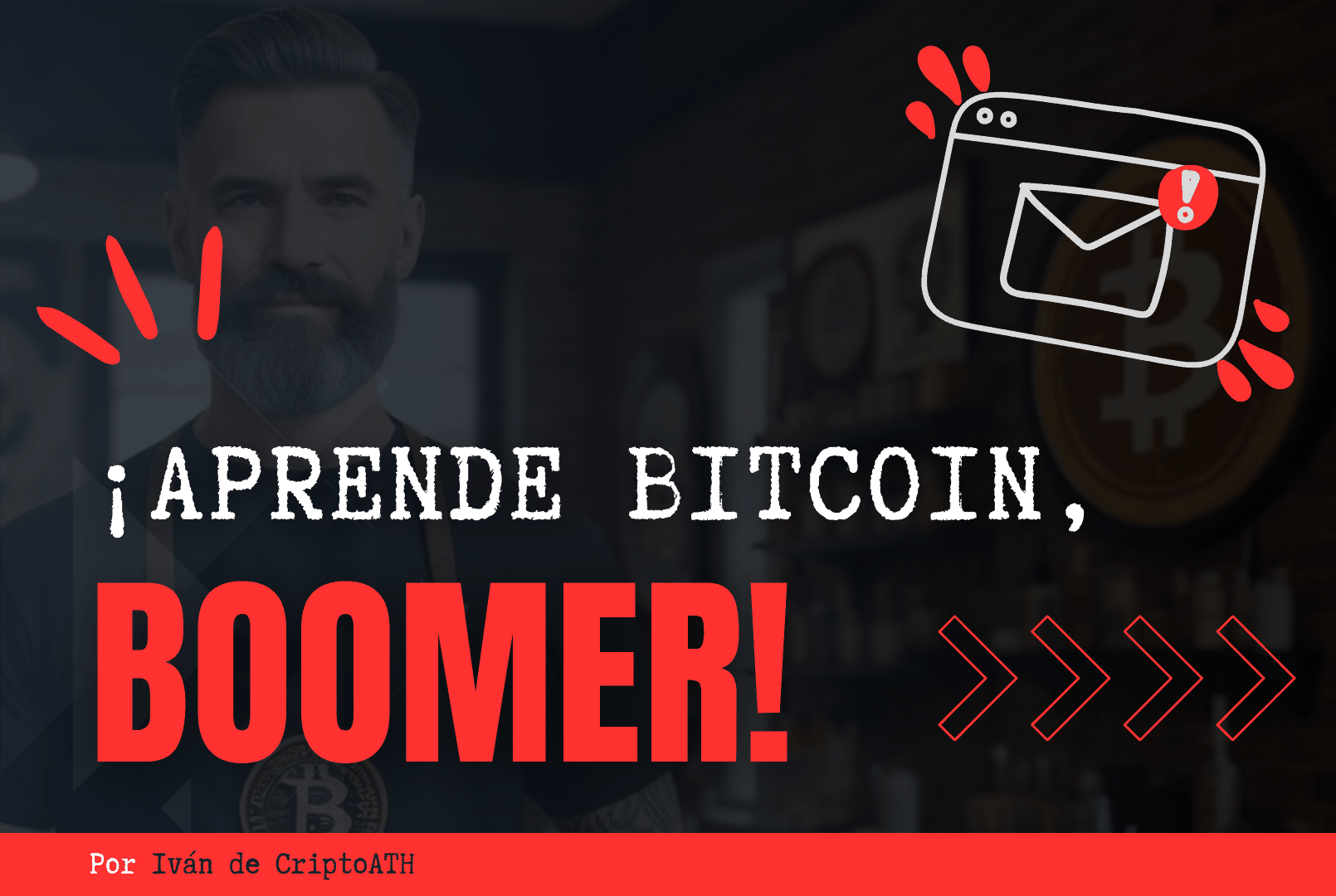 ¡Aprende bitcoin, boomer!, una ilustración